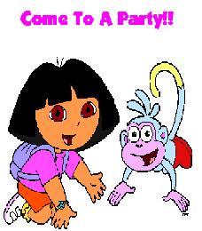 dora explorer invitation